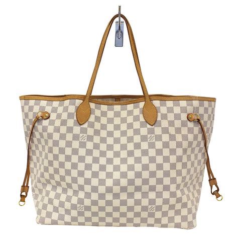 lv small bag white|louis vuitton white checkered bag.